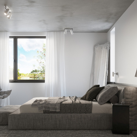 LED DIREZIONE GU10Wandleuchte Moving white SOLLUX