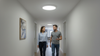 Plafond LED-Deckenleuchte 32W 2400lm 4000K Neutral mit austauschbarem schwarzen oder weißen Rahmen Ecolight