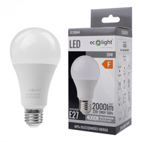 LED-Lampe A60 E27 20W 1800lm 4000K neutralweiß Ecolight