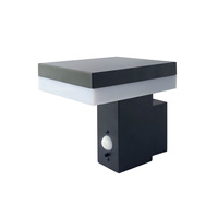 Solar-LED-Gartenwandleuchte 5,5W 4000K Schwarz Elevation Lamp SOLARIS 2 Kobi