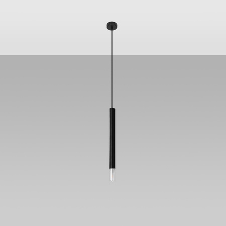 LED-Deckenpendelleuchte WEZYR G9 Überhang Schwarz SOLLUX