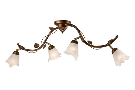 BLUSH BLUE Deckenleuchte 4xE14 Weiß Holz Klassisch LM-4.1 Lamkur