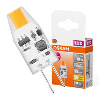 LED-Kapsel-Glühbirne G4 1W = 10W 100lm 2700K Warm 12V 300° LED PIN Osram