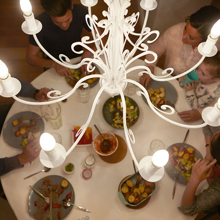 LED Lampen E27, Glühbirne B35 5W = 40W 470lm 180° 3000K warm LUMILED