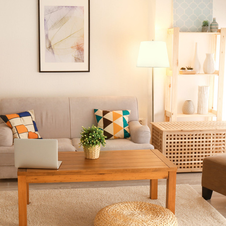 Stehleuchte Stehleuchte E27 Weiß Gold ELENA Sanico Goldlux