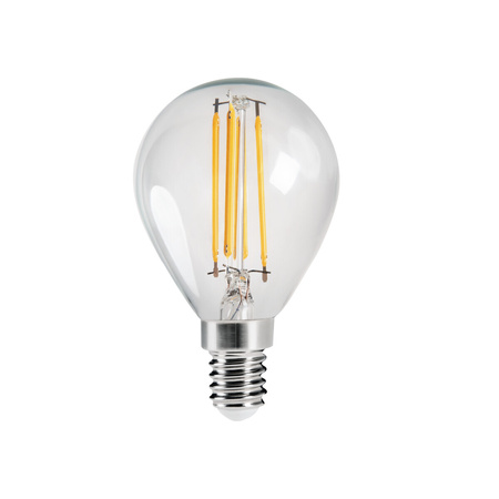 LED Lampen XLED G45 BALL E14 4.5W 470lm 2700K Warm Glühfaden KANLUX