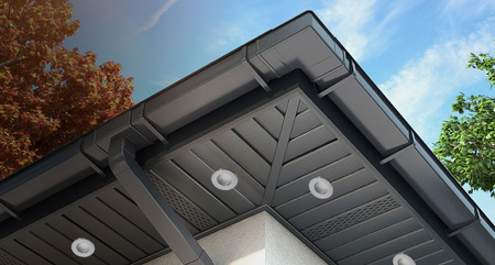 HALOGEN hermetisches Badleuchten-Set AQUS chrom IP44 + LED GU10 6W 6500K Lumiled