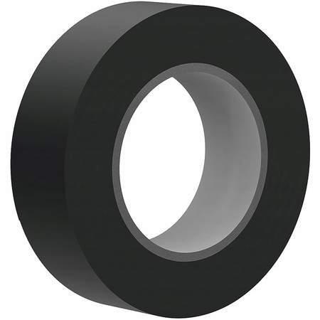 Starkes PVC-Isolierband wasserdicht 19 mm x 0,13 mm Schwarz 20 m