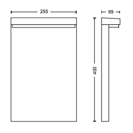 Philips HUE Nyro WACA Außenmastleuchte 13,5 W Schwarz 17455/30/P7