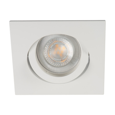 Ring-Deckeneinbauleuchte GU5.3 GU10 quadratisch weiß Dalla Kanlux Spotleuchte