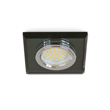 Flush Mount GU10 Halogen Einbaustrahler Mesh Schwarz Quadratisch Kobi