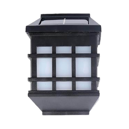 Wandleuchte Solar LED Gartenfassadenleuchte IP44 mit Flammeneffekt