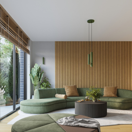 Hängelampe Tuba Spot 3x GU10 Olive Carbon Deep Space SL.1614 Sollux