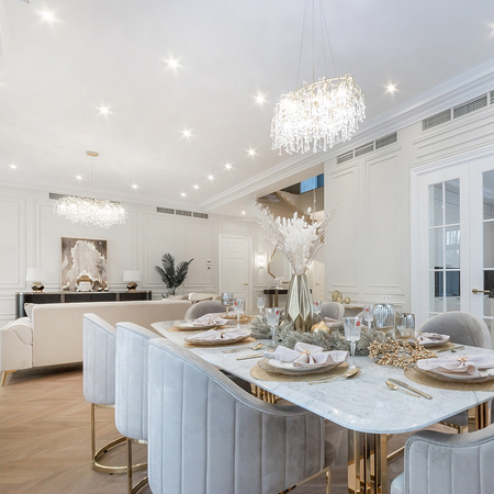 Bewegliche Halogenleuchte GU10 MR16 OH15 Mattchrom Kobi