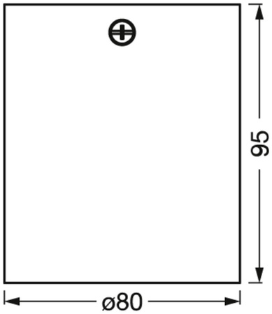 Spot-Reflektor-Deckenleuchte Quadrat GU10 Weiß Spot Oberfläche Ledvance