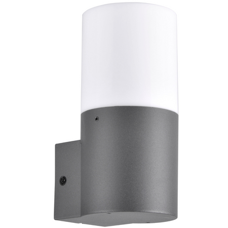 LED-Fassaden-Wandleuchte E27 IP44 17cm Graphit DALLAS GOLDLUX (Polux)