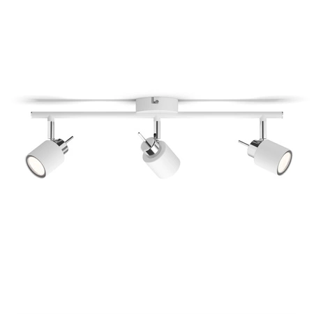 MERANTI Deckenleuchte 3x GU10 Wandmontage Reflektor Weiß PHILIPS