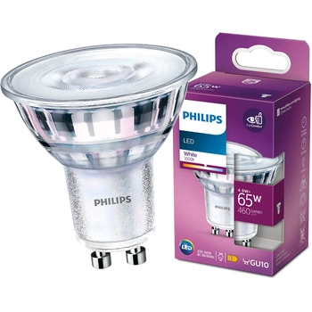 GU10 LED Leuchtmittel 4,9W = 65W 460lm 3000K Warm 36° Strahler PHILIPS