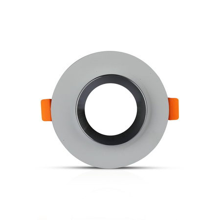 Deckeneinbauleuchte GU10 mit Öse rund Grau/Chrom VT-862 V-TAC – 5 Jahre Garantie