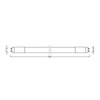 LED-Leuchtstofflampe G13 T8 7.5W 1100lm 6500K Kalt 190° 60cm Ledvance