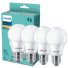 4x LED Lampen E27 A60 10W = 75W 1055lm 2700K Warm Milk PHILIPS