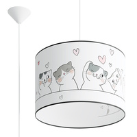 Decke Hängelampe E27 Kronleuchter Oval Mehrfarbig Modern Katze Sollux