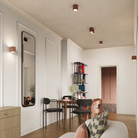 Wandleuchte G9 Aluminium Mokka Aura Deep Space SL.1806 Sollux