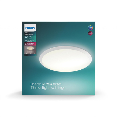 Plafond LED-Deckenleuchte CAVANAL 18W 2700K 35cm Dimmbar PHILIPS