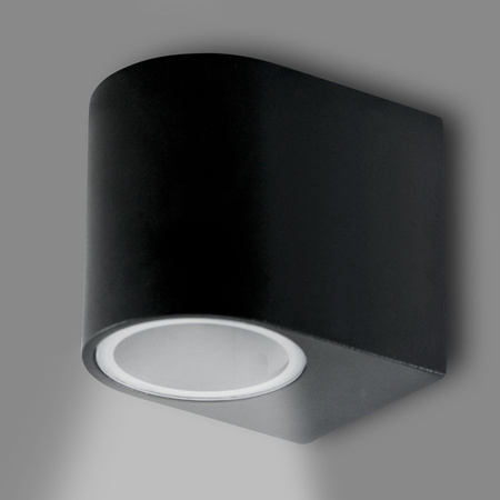 Garten Wandlampe Außenlampe GU10 Schwarz