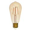 E27 ST64 LED Lampen 5,5 W 470 lm 1800 K-2700 K 320° Filament GOLDLUX (Polux) Smart WiFi TUYA
