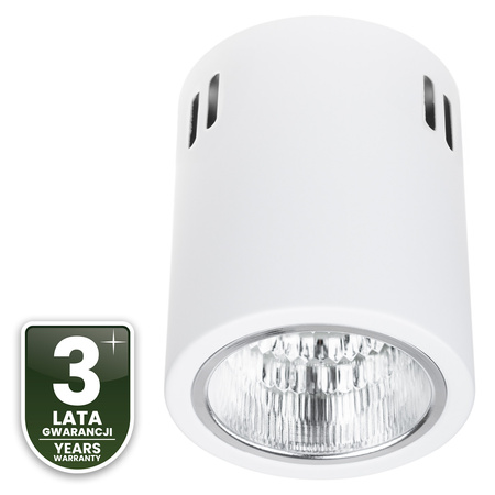 Aufbauleuchte E27, Aufbauspot Runde Tube Weiß Fest APUS 10 LUMILED