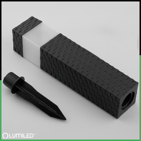 Solar-LED-Lampe, Solar Gartenleuchten mit Dämmerungssensor IP44 4000K PASCAL LUMILED