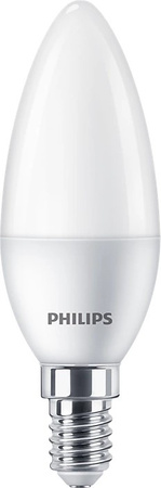 LED-Kerzenlampe E14 B35 4,9W = 40W 470lm 2700K warm matt PHILIPS