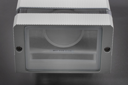 Doppelte Masterled HANA LED-Fassaden-Gartenwandleuchte 2xGU10 ALUMINIUM grau IP54