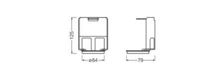 Richtungsweisender Deflektorschirm für 4000lm HQL Ledvance LED-Lampen