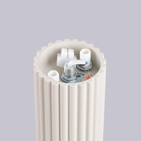 Badezimmer Deckenanbauleuchte G9 Rund Beige Modern Matt IP44 Halo Sollux