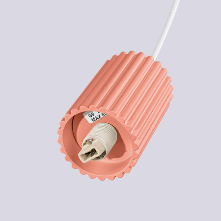 Hängelampe 3x G9 Rund Orange Modern Matt Halo Sollux