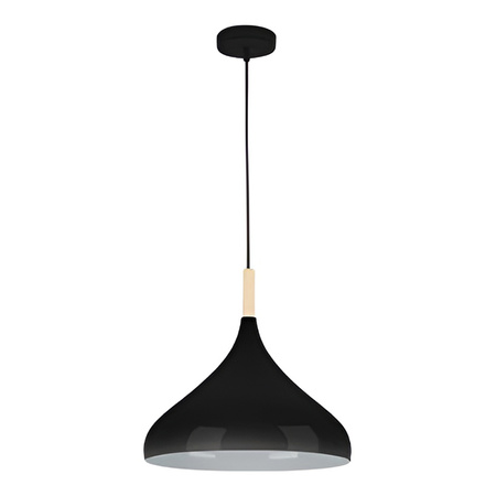 Masterled E27 Schwarz Braun Miko Hängeleuchte