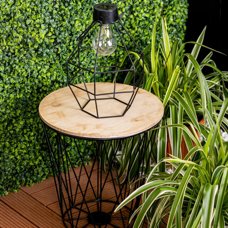 LED-Solarlampe für den Außenbereich Garten stehend Hängelaterne 3000K IP44 25 cm Dämmerungssensor