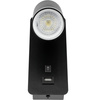 GU10 RING Wandleuchte mit USB und Schalter schwarz