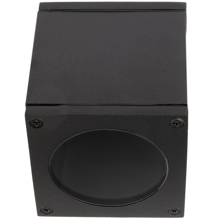 SPOT LED QUAZAR 17 GU10 IP44 KOBI ALUMINIUM Quadratische schwarze Deckenleuchte