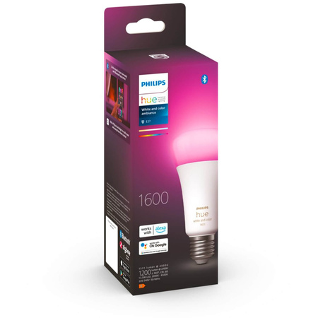 LED E27 A67 13.5W CCT RGB PHILIPS HUE Weiß & COLOR Ambiance Bluetooth Zigbee Glühbirne