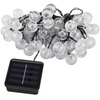Solar Garten Girlande 50x LED Zierkugeln 9.27m 3000K Warm GALLA3 LUMILED