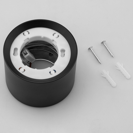 HALOGEN-Anbauleuchte SUNLA Tuba Gx53 LED Spot Wandleuchte Deckenzylinder Schwarz LUMILED