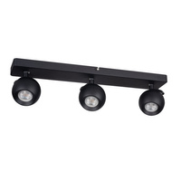 GALOBA Wand- und Deckenleuchte 3x GU10 PAR16 Schwarz KANLUX