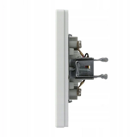 RJ11-Telefondose mit Rahmen weiß SCHNEIDER ASFORA