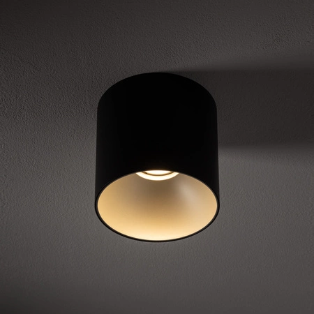 POINT TONE Deckenleuchte 8223 Nowodvorski Schwarz und Silber GU10 Spot Röhre Anbaumontage Modern