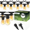 Garten Girlande Outdoor-Lichterkette 10m 10x E27 Glühbirnen 1.3W 2200K NARCI Lumiled