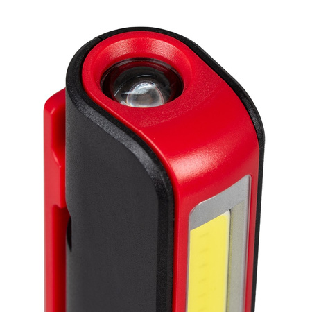 Wiederaufladbare Werkstatt-Taschenlampe Magnet COB + LED VA0102 Vayox