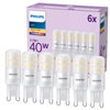 LED Lampen 6x G9 CAPSULA 3.7W = 40W 470lm 2700K Warm PHILIPS